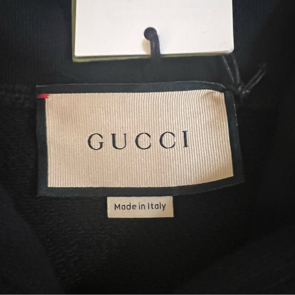 GUCCI SS21 BLIND FOR LOVE Printing Striped Pullover Hoodie - Picture 11 of 16